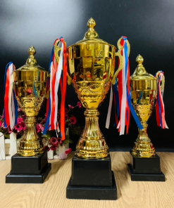 C418 A - B - C - D Cup Giáp Hoa 4 Size Cup Bộ Kim Loại ( 32cm - 37cm - 43cm - 57cm )
