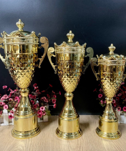C403C Cup Thân Thoi Chân Vàng Tròn Cup Bộ Kim Loại ( 43cm - 48cm - 52cm )