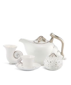 Bộ trà 1.2 L - Ngọc Biển IFP - Chỉ Bạch Kim