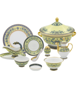 Bộ đồ ăn 6 người Âu-Á 82 sản phẩm - Hoàng Cung - Hoàng Liên