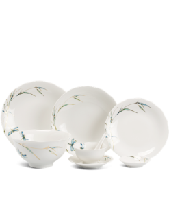 Bộ đồ ăn 6 người 32 sản phẩm - Mẫu Đơn IFP - Thanh Trúc