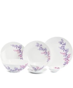 Bộ đồ ăn 22 sản phẩm - Daisy - Cỏ Tím