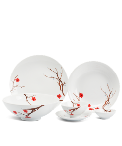 Bộ đồ ăn 22 Sản Phẩm - Daisy - Hồng Mai