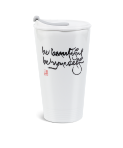 Ly sứ dưỡng sinh 0.48 L + nắp ống hút (K1) - Dưỡng Sinh - Be beautiful, Be yourself