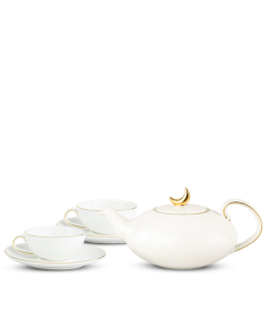 Bộ trà elip 0.47 L - Anna - Viền Chỉ Vàng (Minh Nguyệt)