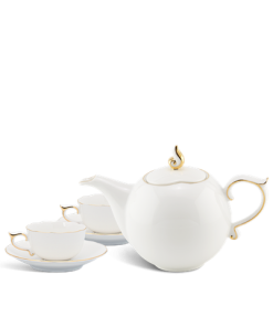 Bộ trà 0.7 L - Mẫu đơn IFP - Chỉ Vàng